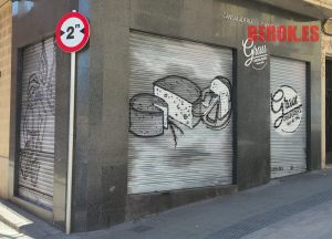 Graffiti Cansaladers Grau Queso Cansaladeria 300x100000
